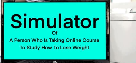 Simulator Of A Person Who Is Taking Online Course To Study How To Lose Weight