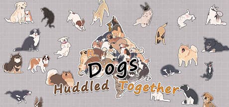 Dogs Huddled Together 挤在一起的狗狗们