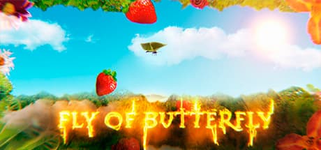Fly of butterfly
